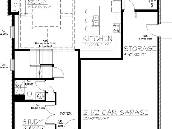 The Abbey First Floor by DJK Homes