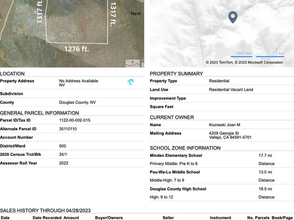No Address Available Apn 1122 #-002-015, Virginia City, NV 89440