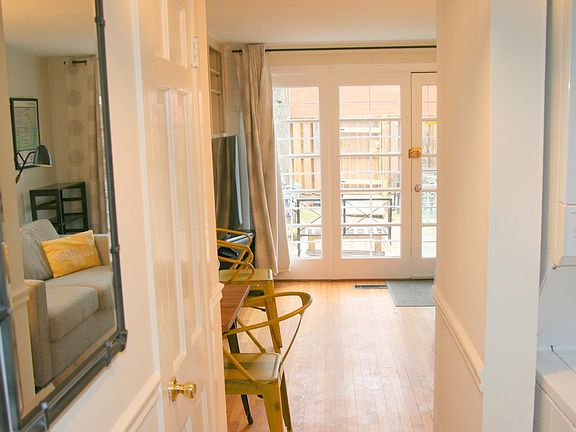 Entry Hall leading to the living / dining room.