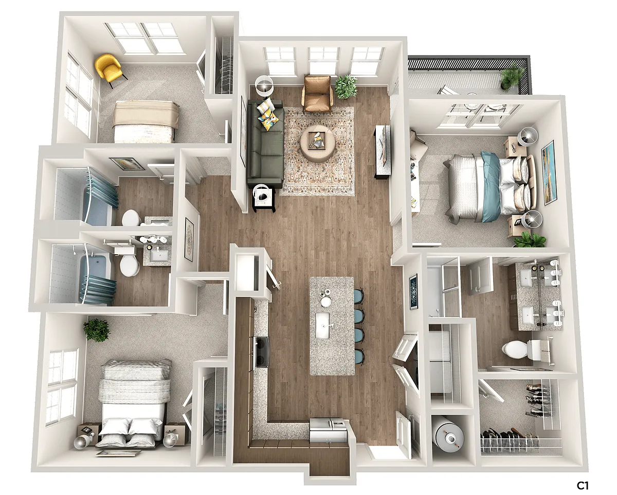 Floor plan C1