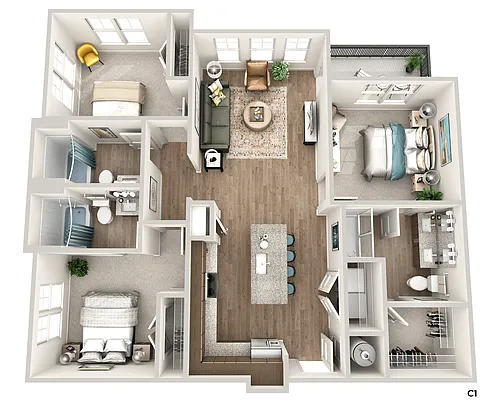 Floor plan C1