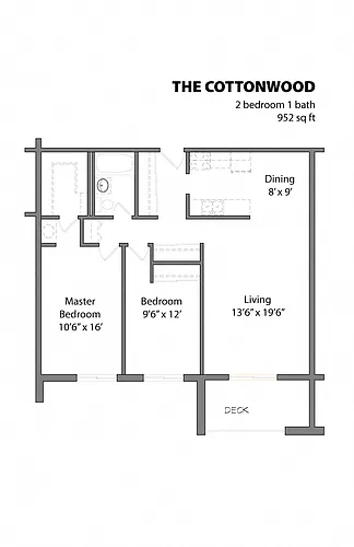 Floor plan The Cottonwood