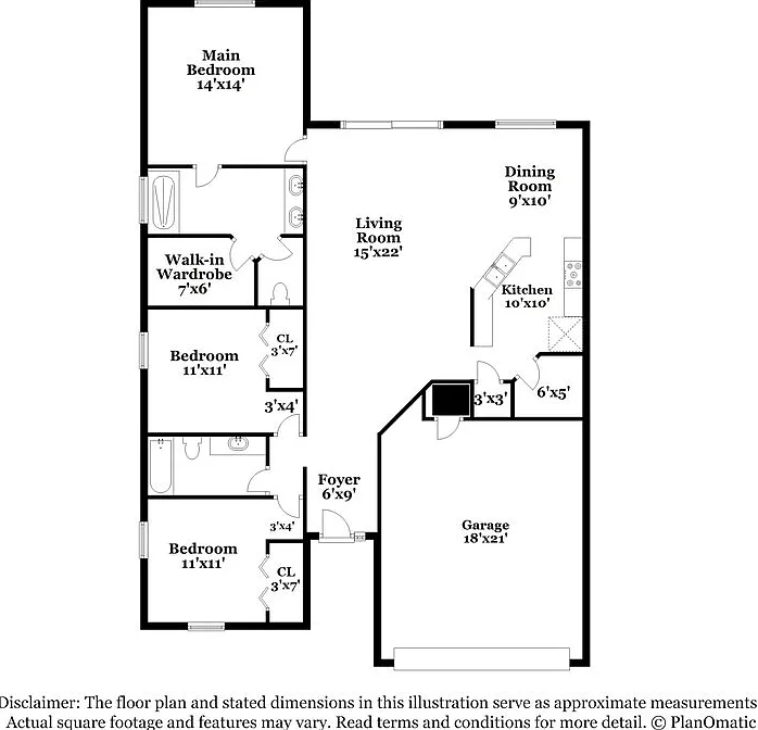 3 bed, 2.0 bath, 1535 sqft, $2,260 — Photo 2