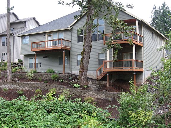Back of House viewed from across the greenspace