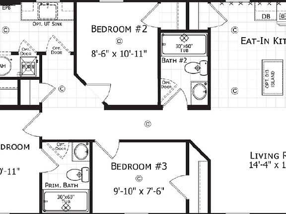 Floor Plan of Danbury Plan