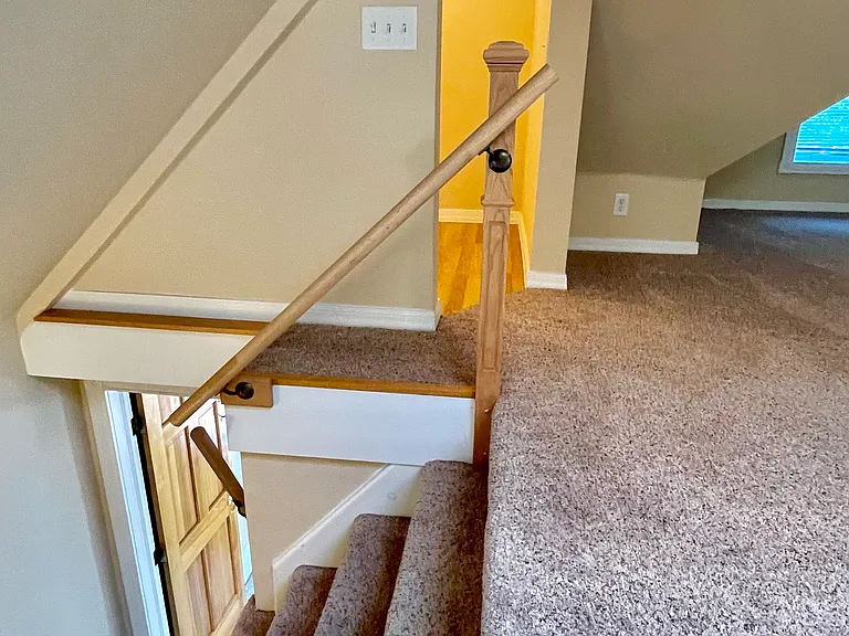 Attic bedroom or living space.