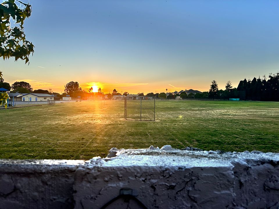 Sunset view from backyard