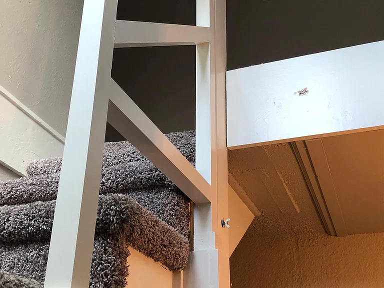 Apartment F Stairwell to Loft Bedroom 2