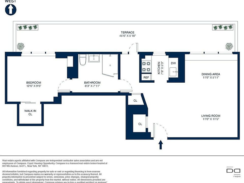 1st image of 631 Hudson St #17M