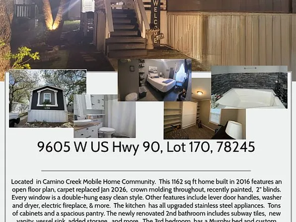 9605 W Us Highway 90 Lot 170, San Antonio, TX 78245