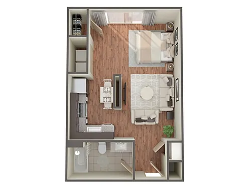 Floor plan Purbeck