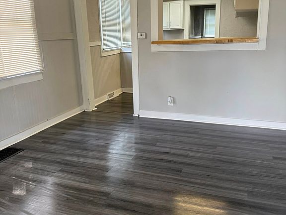 When you walk in the front door, greeted by the cozy living room and the breakfast nook.