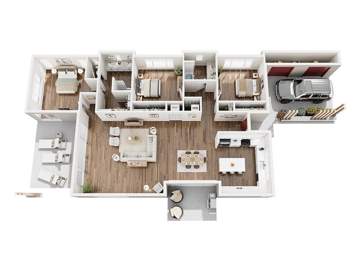 Floor plan Pua Kala