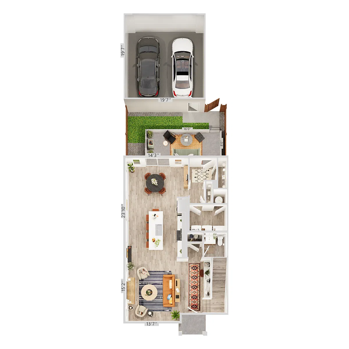 Floor plan Ascent 4 x 2.5 A
