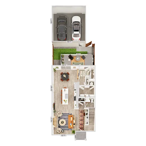 Floor plan Ascent 4 x 2.5 A