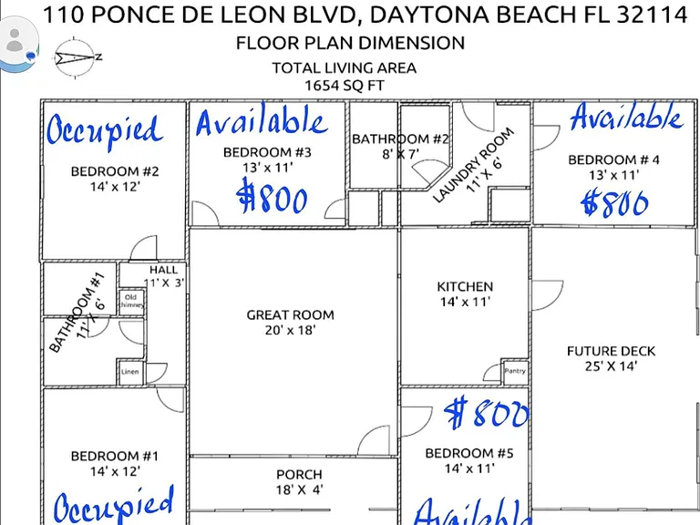 110 Ponce De Leon Blvd #BDRM5 — Photo 3
