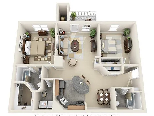 Floor plan The Calhoun