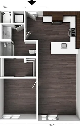 1 Bedroom B 1 Bedroom B
