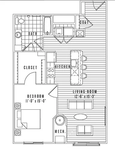 Floor plan A13