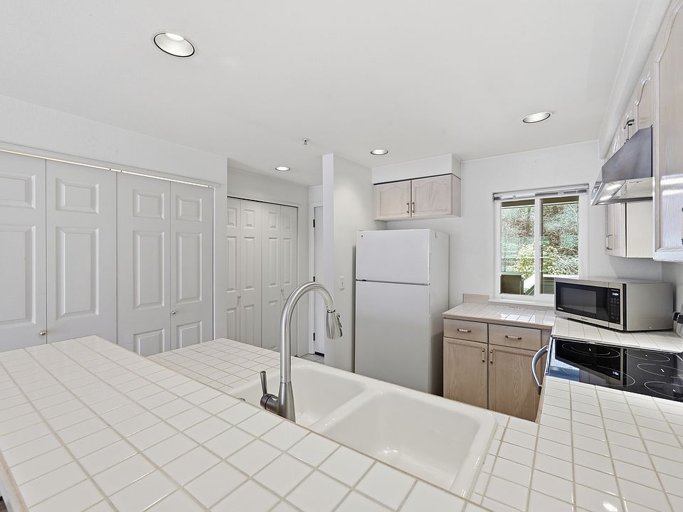 Plenty of cabinet and storage space.
