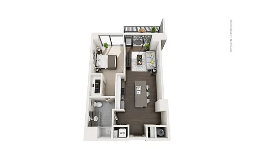 Floor plan Highrise A13