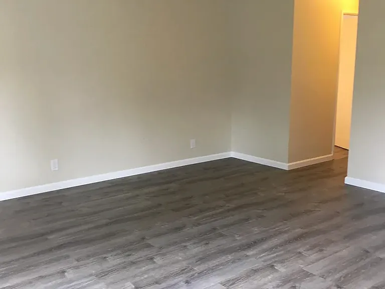Living room facing hallway