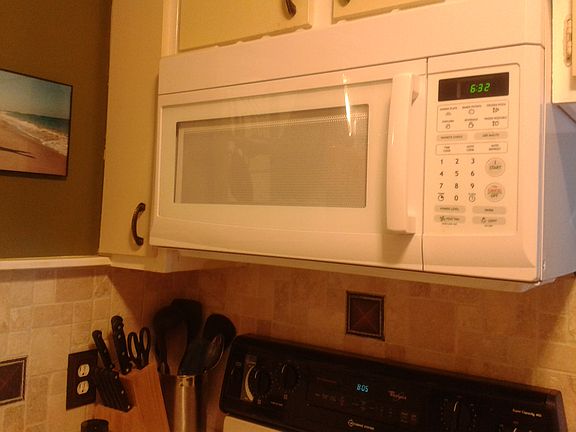 Newly installed Microwave