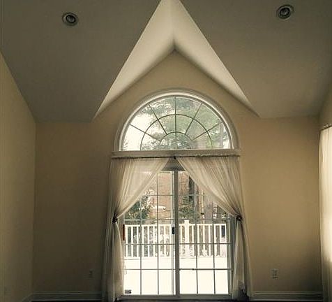 living room w view of balcony