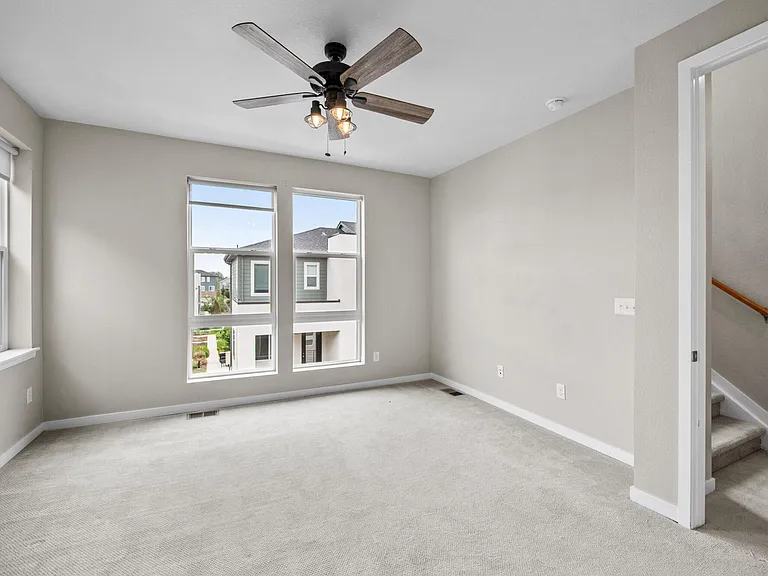 Primary Bedroom with blinds included