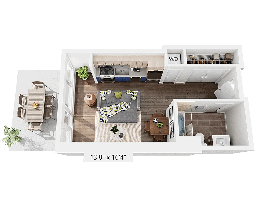 Floor plan Studio E1E