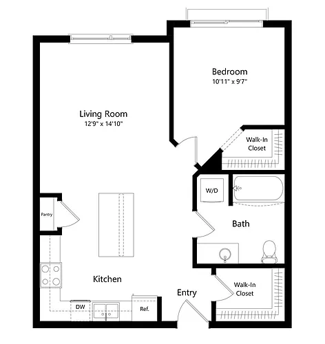 Floor plan Jefferson (B2)