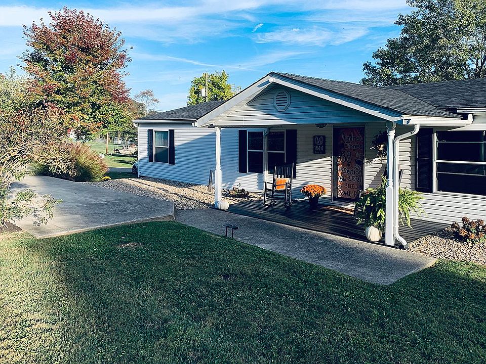Covered front porch