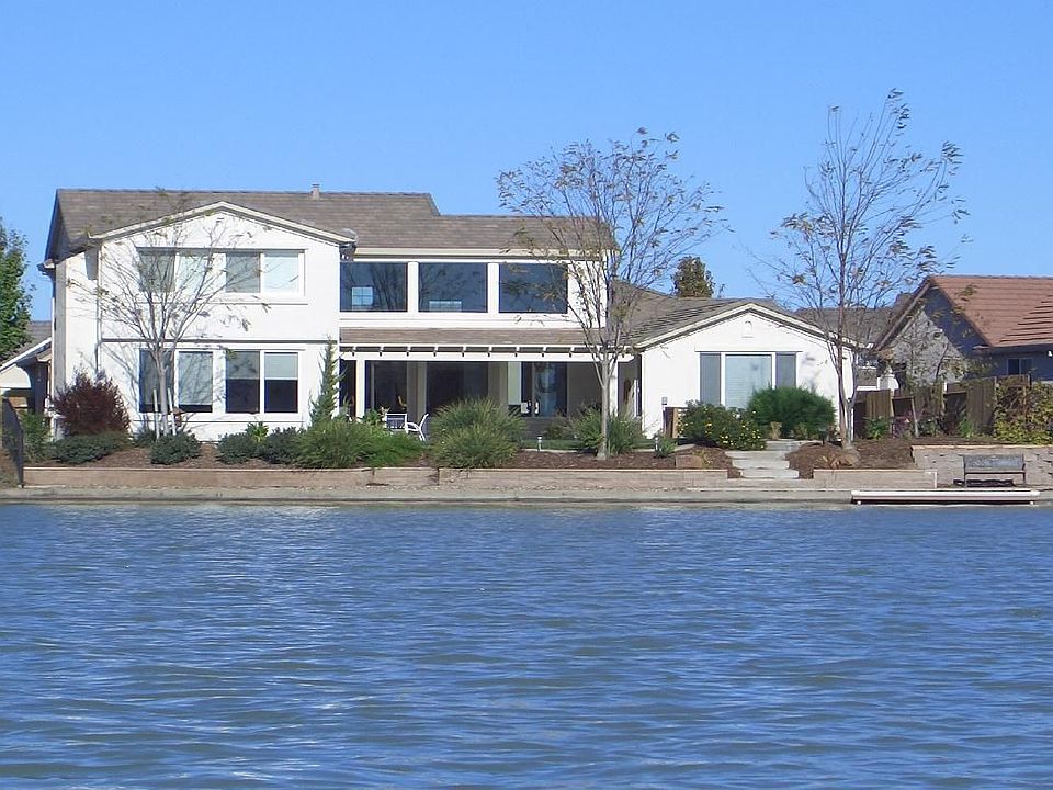 Back of home from water