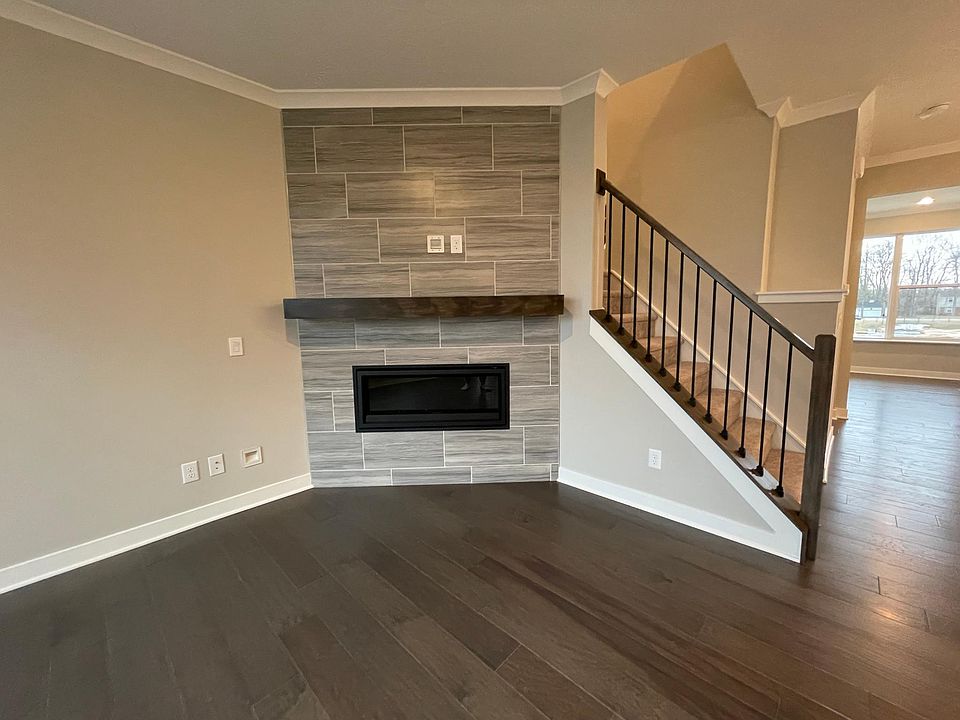 modern gas fireplace