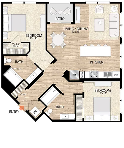 Floor plan Plan 22