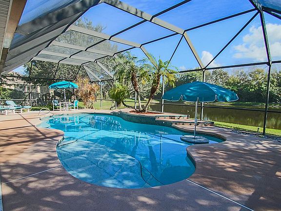 Screened Pool with Lake View