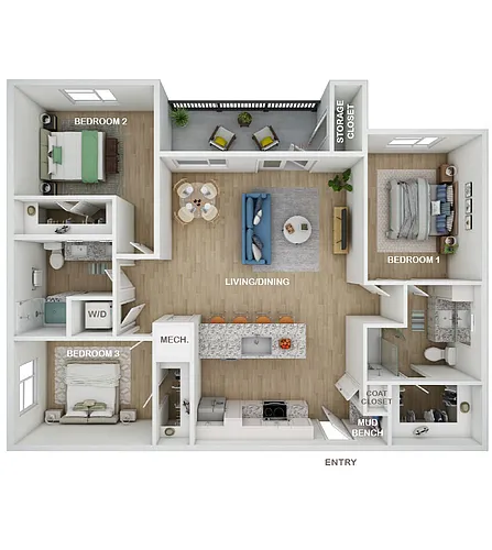 Floor plan C1