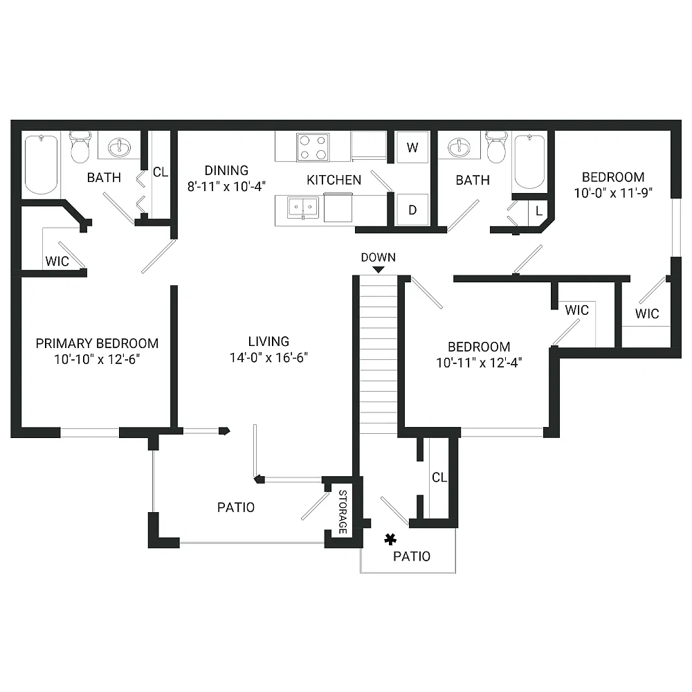 Floor plan The Cheshire (Upper)