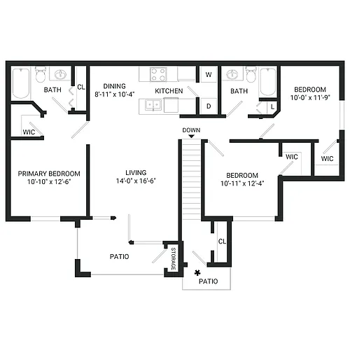 Floor plan The Cheshire (Upper)