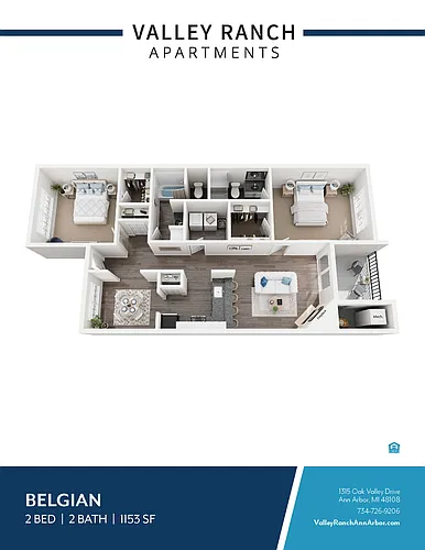 Floor plan Belgian Morgan