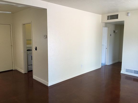 view toward bathroom-hall-though living space