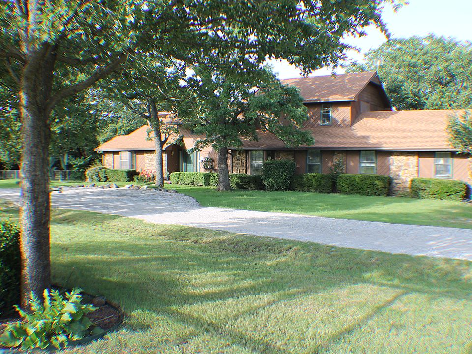 front of custom ranch