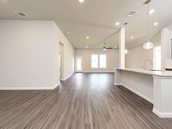 Entry to Dining Room, Kitchen, and Family Room