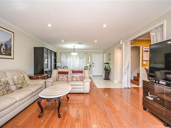spacious living room & dining area