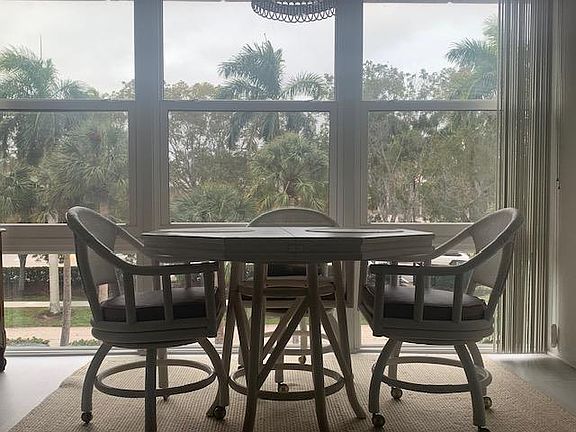 Morning coffee with a view on enclosed lanai