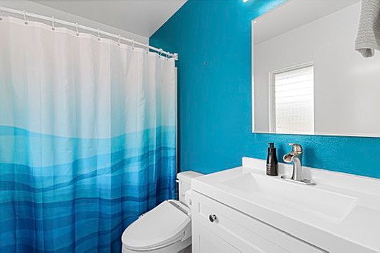 Bathroom (1 of 3)
Ocean is the theme in this master bathroom with a bidet.