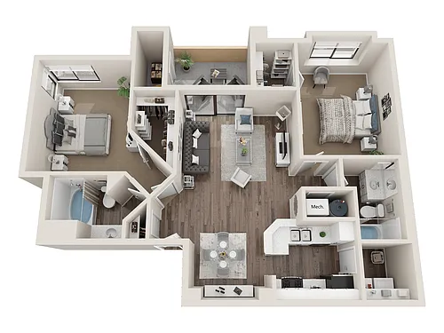 Floor plan B3