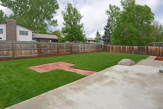 Neighboring backyards