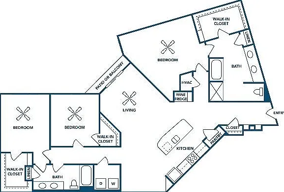 3 Bedroom | 2 Bath | 1799 SF 3 Bedroom | 2 Bath | 1799 SF