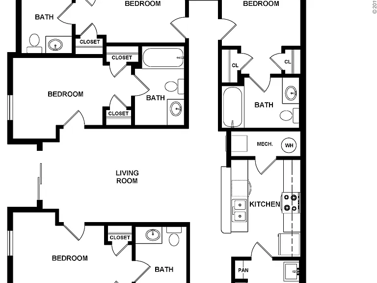 4 Bed 4 Bath A